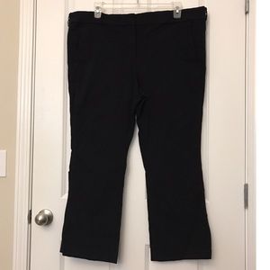 Lane Bryant Black Boot Cut Pants Size 24 Short